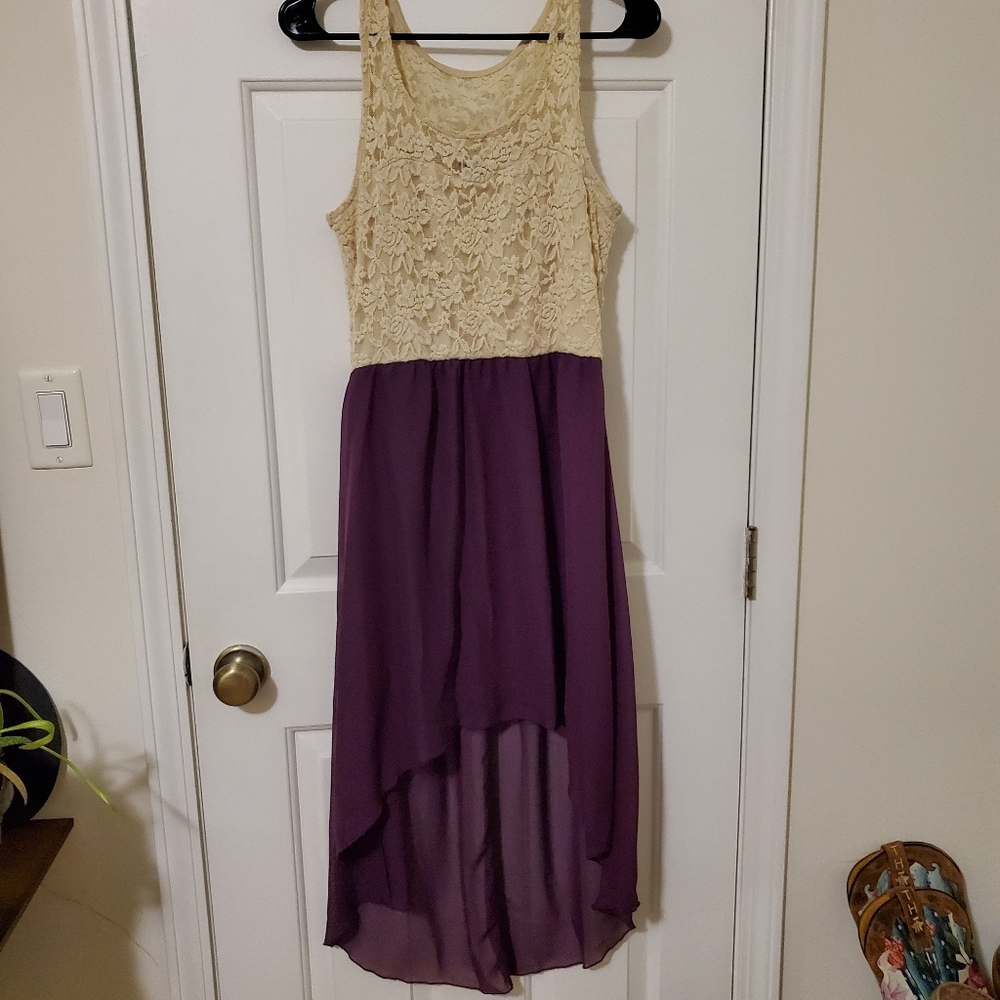 Deb High Low Sleeveless Dress